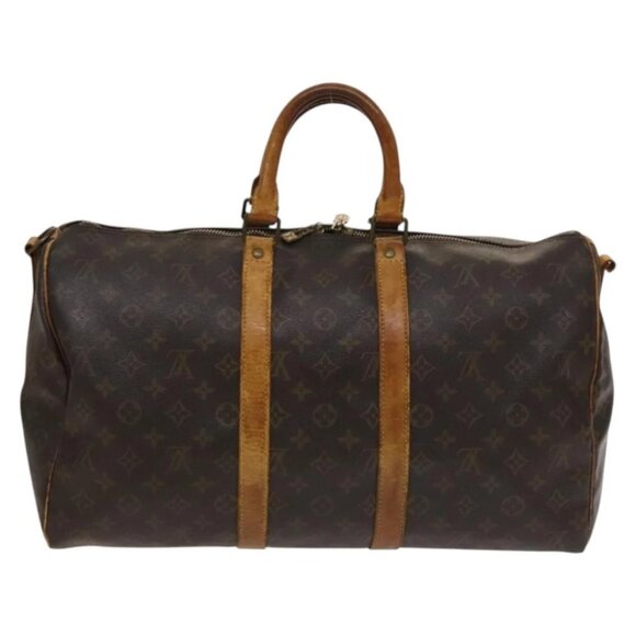 LOUIS VUITTON Monogram Keepall Bandouliere 45 Boston Bag - Picture 2 of 15